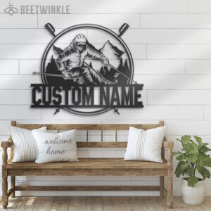 Custom-Snow-Skiing-Metal-Wall-Art-LED-Light-3