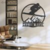 Custom-Snow-Skiing-Winter-Sport-Metal-Wall-Art-LED-Light-4