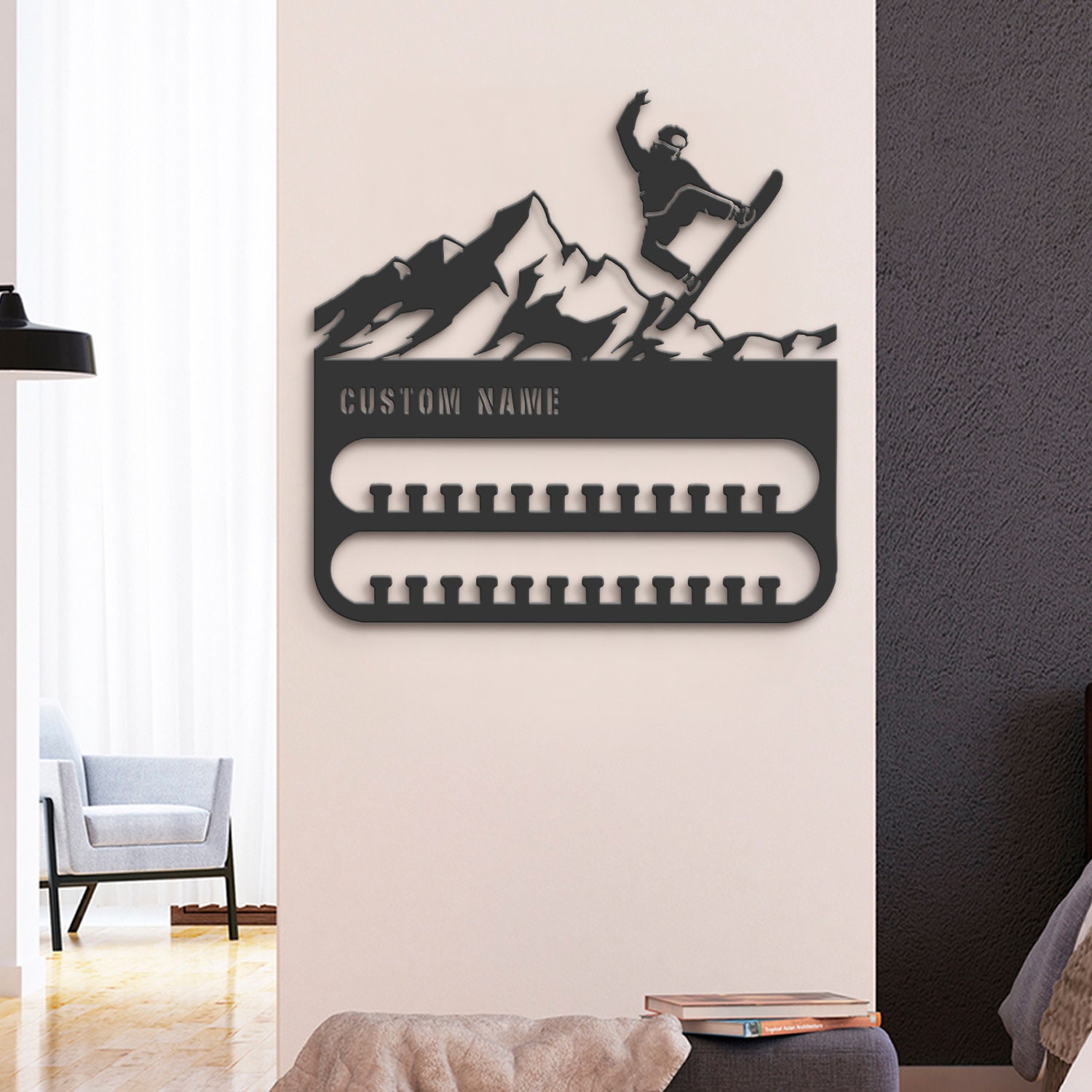 Custom-Snowboarding-Medal-Hanger-With-Led-Light_4