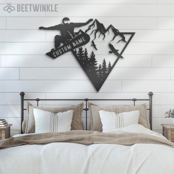 Custom-Snowboarding-Metal-Wall-Art-LED-Light-7-1