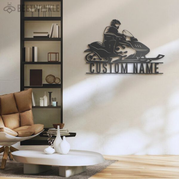 Custom-Snowmobile-Metal-Wall-Art-LED-Light-7-3