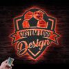 Custom-Soccer-Team-Logo-Design-Metal-Wall-Art-LED-Light-2