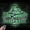 Custom-Soldier-Military-Tank-Metal-Wall-Art-LED-Light-3