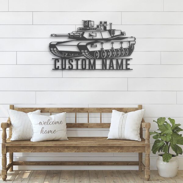 Custom-Soldier-Military-Tank-Metal-Wall-Art-LED-Light-4