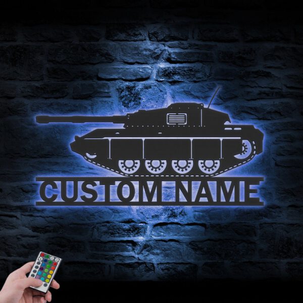 Custom-Soldier-Military-Tank-Metal-Wall-Art-LED-Light-6-1