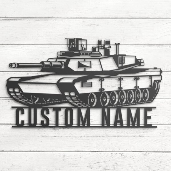 Custom-Soldier-Military-Tank-Metal-Wall-Art-LED-Light