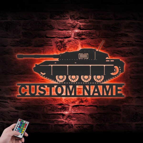 Custom-Soldier-Military-Tank-Metal-Wall-Art-LED-Light-7-1