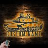 Custom-Soldier-Military-Tank-Metal-Wall-Art-LED-Light-7