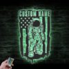 Custom-Space-Astronaut-US-Flag-Metal-Wall-Art-LED-Light-7-1