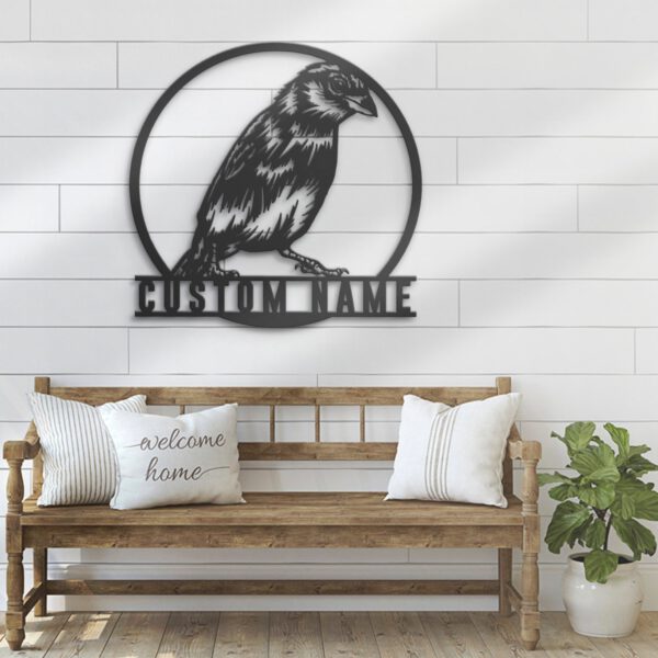 Custom-Sparrow-Metal-Wall-Art-LED-Light-2