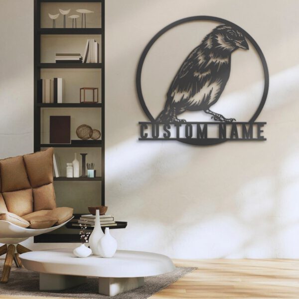 Custom-Sparrow-Metal-Wall-Art-LED-Light-3