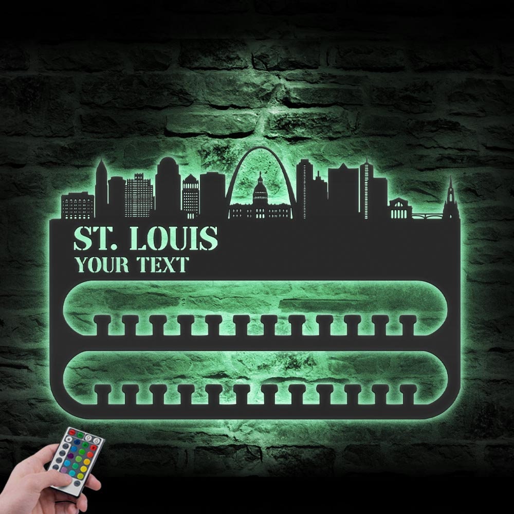 Custom-St.-Louis-Skyline-Sport-Medal-Hanger-With-Led-Light_2