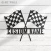 Custom-Start-Finish-Racing-Flag-Metal-Wall-Art-LED-Light-7-2