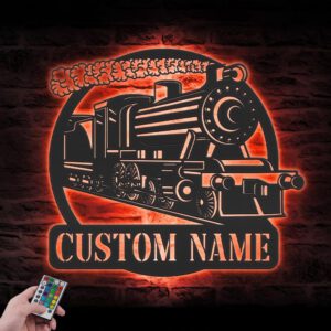 Custom-Steam-Engine-Train-Locomotive-Metal-Wall-Art-LED_1