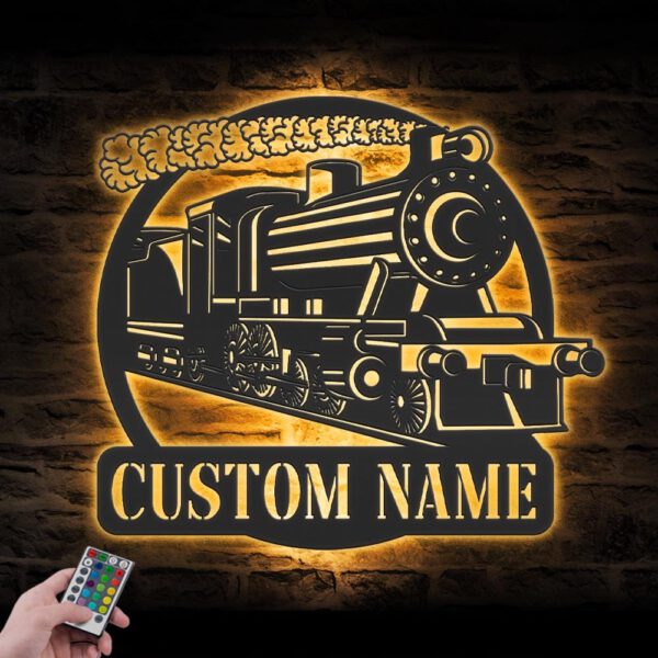 Custom-Steam-Engine-Train-Locomotive-Metal-Wall-Art-LED_2