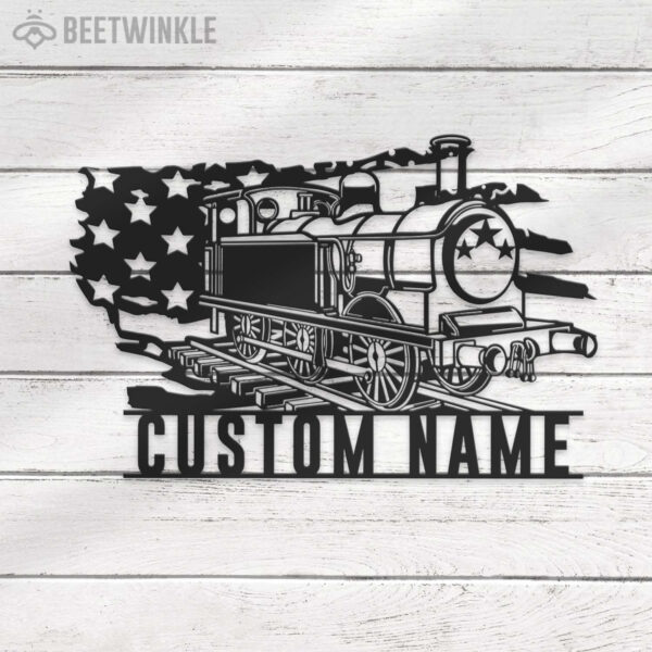 Custom-Steam-Engine-Train-Locomotive-Metal-Wall-Art-with-LED-Light-2