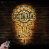 Custom-Sunflower-Dream-Catcher-Metal-Wall-Art-LED-Light-5