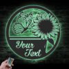 Custom-Sunflower-Monogram-Metal-Wall-Art-LED-Light