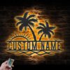 Custom-Sunshine-Palm-Tree-Beach-House-Metal-Wall-Art-LED-Light-5