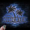 Custom-Sunshine-Palm-Tree-Beach-House-Metal-Wall-Art-LED-Light-6