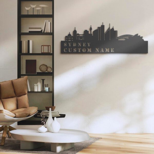 Custom-Sydney-Skyline-Metal-Wall-Art-LED-Light-7