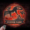 Custom-T-Rex-Tyrannosaurus-Dinosaur-Metal-Wall-Art-LED-Light-3-1