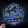 Custom-T-Rex-Tyrannosaurus-Dinosaur-Metal-Wall-Art-LED-Light-5-1