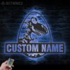 Custom-T-Rex-Tyrannosaurus-Dinosaur-Metal-Wall-Art-LED-Light-5