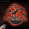 Custom-T-Rex-Tyrannosaurus-Dinosaur-Metal-Wall-Art-LED-Light-8-2