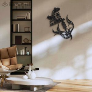 Custom-Tattoo-Artist-Metal-Wall-Art-LED-Light-2