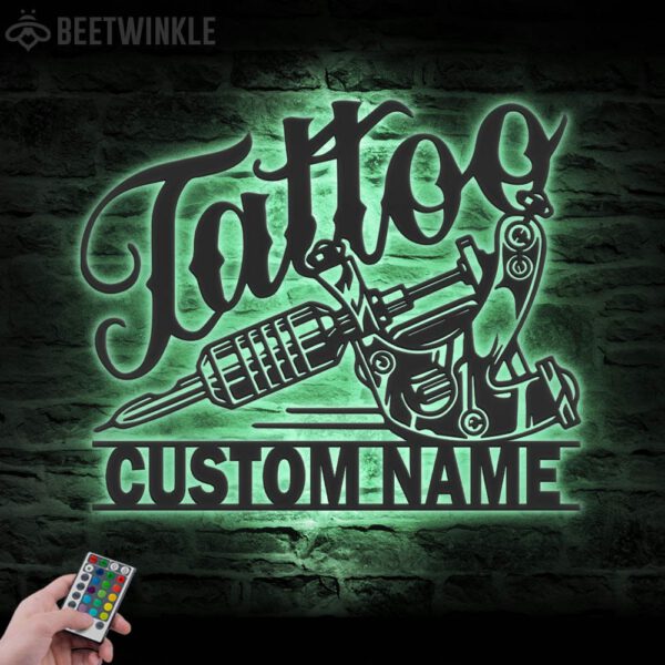 Custom-Tattoo-Artist-Metal-Wall-Art-LED-Light-7-3