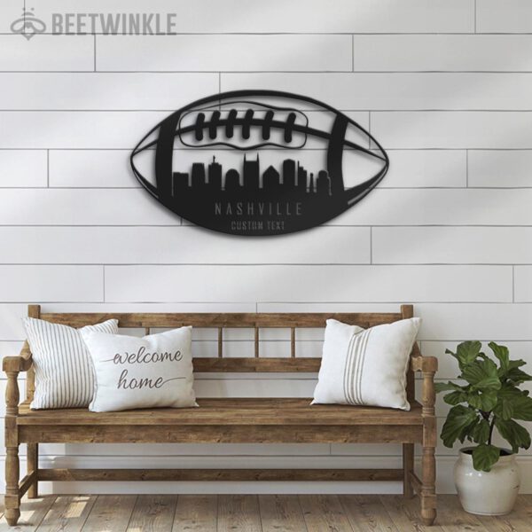 Custom-Tennessee-Skyline-American-Football-Metal-Wall-Art-LED-Light-3