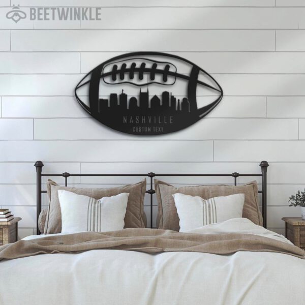 Custom-Tennessee-Skyline-American-Football-Metal-Wall-Art-LED-Light-4