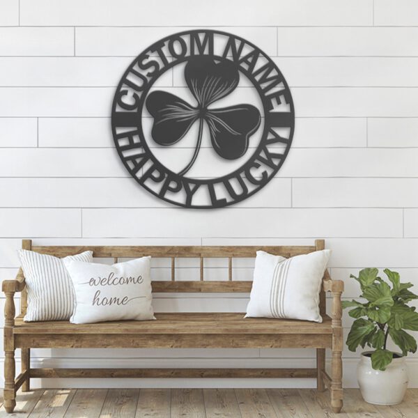 Custom-Three-Leaf-Clover-Metal-Wall-Art-LED-Light-5