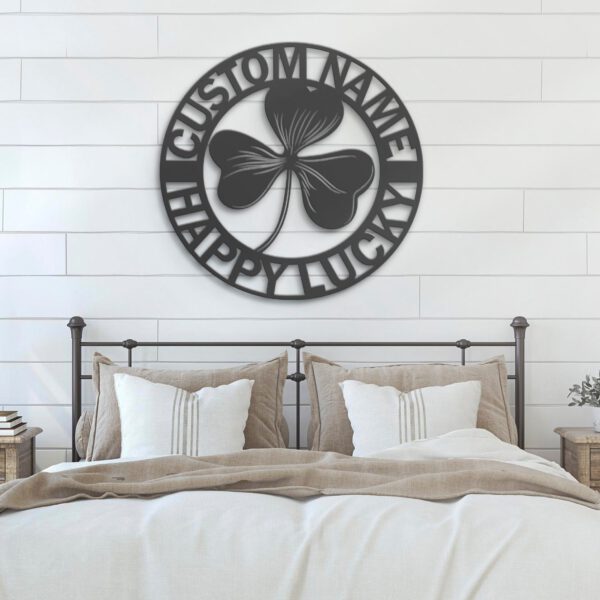 Custom-Three-Leaf-Clover-Metal-Wall-Art-LED-Light-8