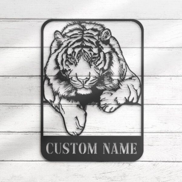 Custom-Tiger-Metal-Wall-Art-LED-Light-6