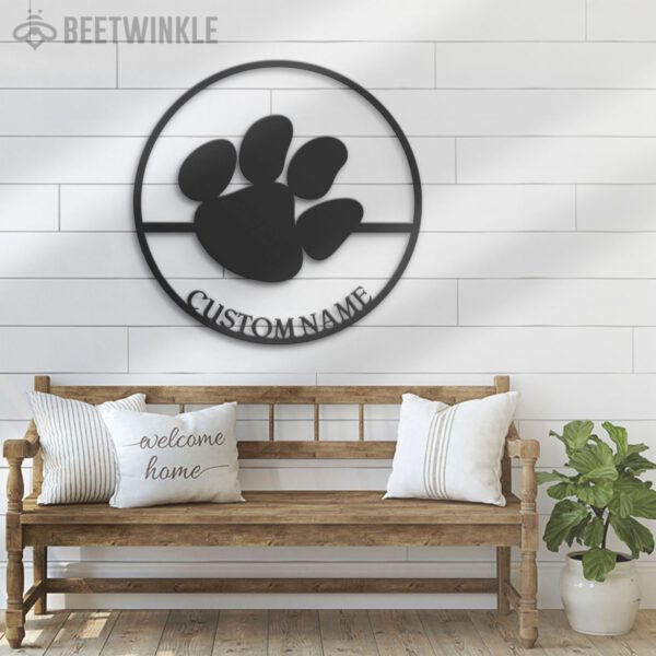 Custom-Tiger-Paw-Metal-Wall-Art-LED-Light-5