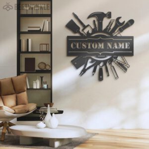 Custom-Tools-Repair-Metal-Wall-Art-LED-Light-10