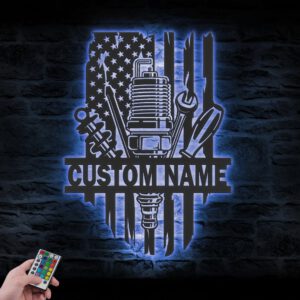 Custom-Tools-Repair-Metal-Wall-Art-LED-Light-2-5