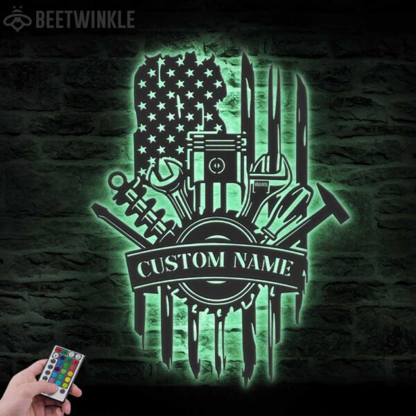 Custom-Tools-Repair-Metal-Wall-Art-LED-Light-6-4