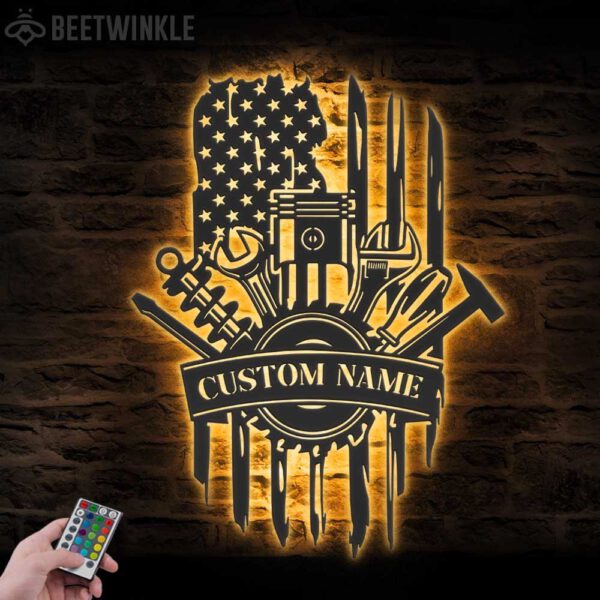 Custom-Tools-Repair-Metal-Wall-Art-LED-Light-7-4