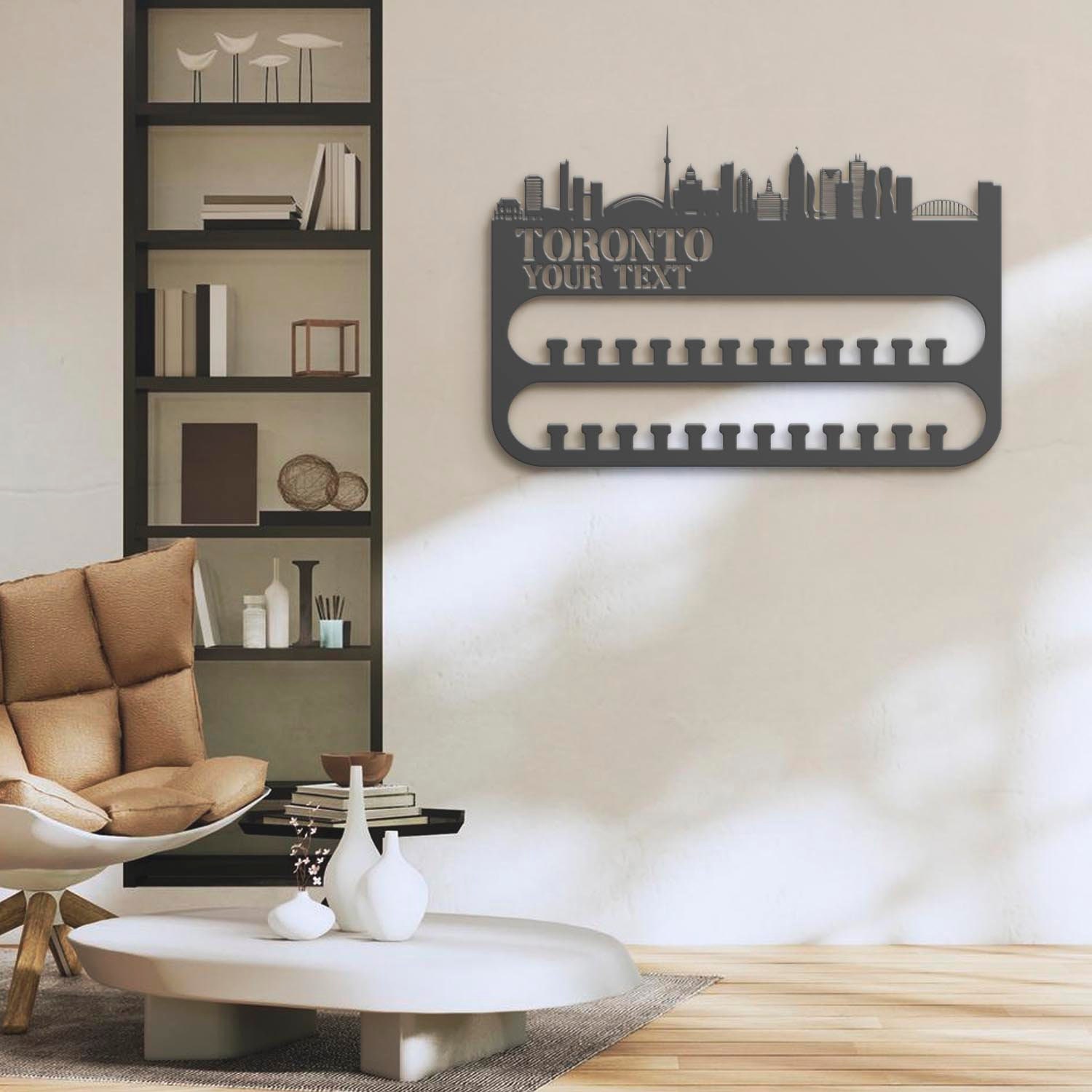 Custom-Toronto-Skyline-Sport-Medal-Hanger-With-Led-Light_1