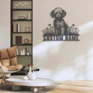 Custom-Toy-Poodle-Metal-Wall-Art-LED-Light_1