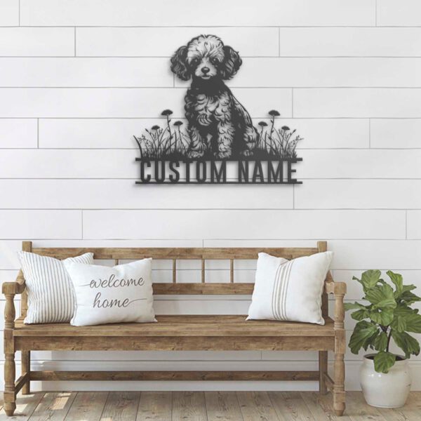 Custom-Toy-Poodle-Metal-Wall-Art-LED-Light_8