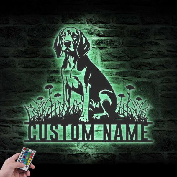 Custom-Treeing-Walker-Coonhound-Metal-Wall-Art-LED-Light_1