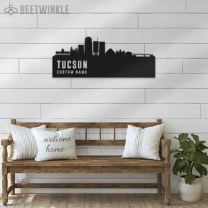 Custom-Tucson-Skyline-Metal-Wall-Art-LED-Light-3