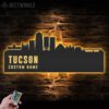 Custom-Tucson-Skyline-Metal-Wall-Art-LED-Light-5