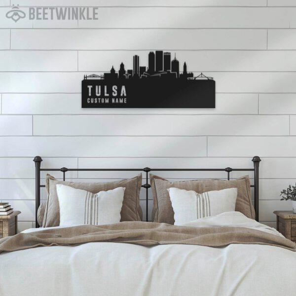 Custom-Tulsa-Skyline-Metal-Wall-Art-LED-Light-7