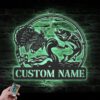 Custom-Turkey-Bass-Fishing-Duck-Hunting-Metal-Wall-Art-LED-Light-2