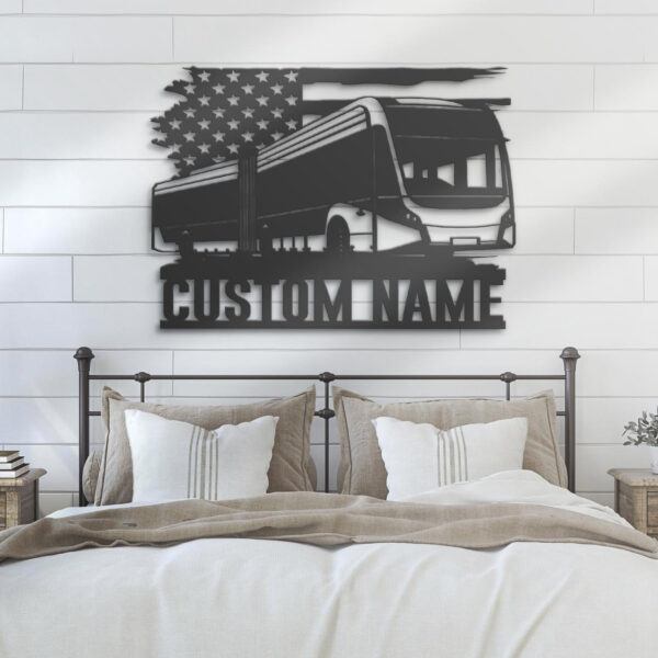 Custom-US-Airport-Bus-Driver-Metal-Wall-Art-LED-Light_2